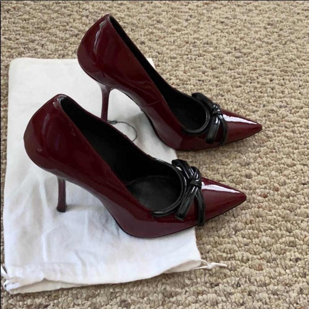 Prada Red Patent Heel